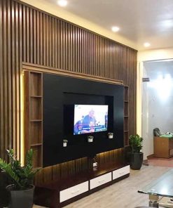 Lam sóng gỗ nhựa, chất liệu mới cho công trình kiến trúc