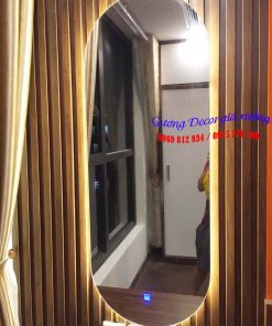 Gương oval hậu led đẹp