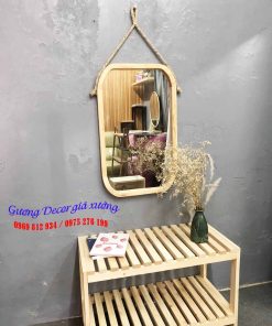 Gương gỗ decor đẹp