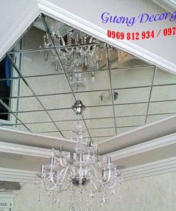 Gương dán trang trí trần nhà
