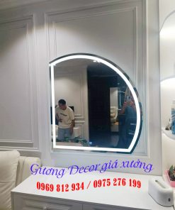 Gương đèn led tạo hình bàn phấn