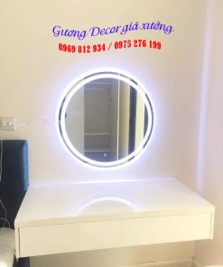 Gương led tròn ánh sáng trắng