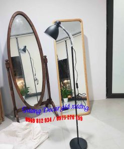 Gương quả trứng cho shop quần áo